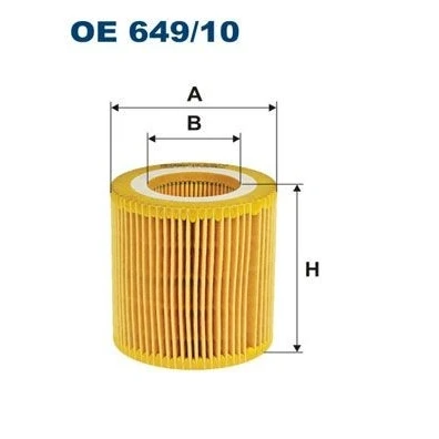 Bilde av FILTRON OE 649/10 Oljefilter Filterinnsats BMW: 5 Touring, Sedan, 1 Hatchback