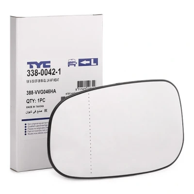 Bilde av TYC 338 0042 1 Speilglass venstre VOLVO: V50, V70 2, S40 II