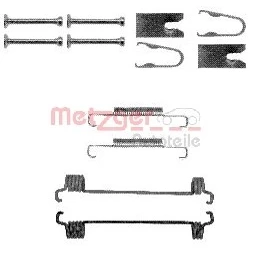 Bilde av METZGER 105 0875 Teilbehørsett, parkeingsbremse sko FIAT: Ducato III Flatvogn lastebil / Chassis, Van, Minibuss