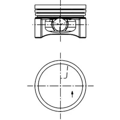 Bilde av KOLBENSCHMIDT 40219600 Motorstempel 69