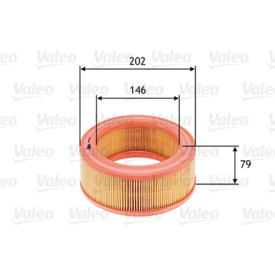 Bilde av VALEO 585642 Luftfilter 79 202 Filterinnsats RENAULT: 8