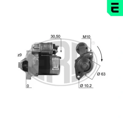 Bilde av ERA 220358A Starter 12 0,7 9