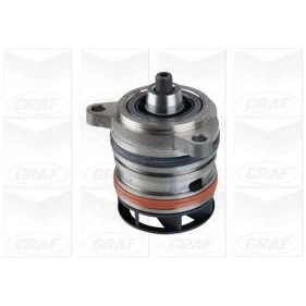 Bilde av GRAF PA982 Vannpumpe med tetningsring mekanisk Termoplast for vifteremdrift VOLKSWAGEN: Multivan 5 (7HM, Transporter 5, Touareg I