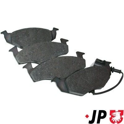 Bilde av JP GROUP 1163603110 Bremseklosser framaksel med integrert slitasjevarselkontakt VOLKSWAGEN: Polo IV Hatchback, SKODA: Fabia 2, I Hatchback
