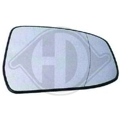 Bilde av DIEDERICHS Speilglass høyre 1416026 FORD: FIESTA 5, MONDEO 3 Kombi, Focus 2 Kombi