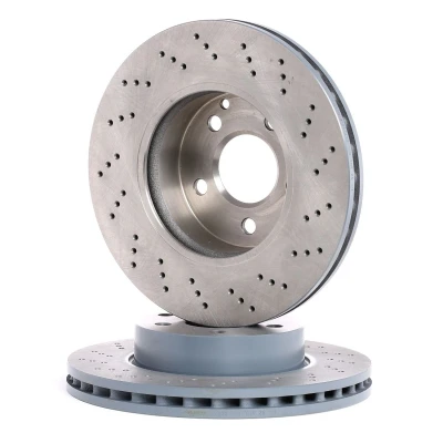 Bilde av FEBI BILSTEIN 30552 Bremseskiver framaksel 295 28 5 112 perforert / ventilert belagt MERCEDES BENZ: C Klasse T modell, Sedan, Coupé
