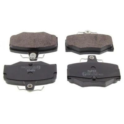 Bilde av MAPCO 6586 Bremseklosser bakaksel med antihyle blikk NISSAN: Almera II Hatchback, Primera Hatchback