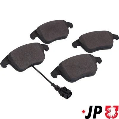 Bilde av JP GROUP 1163609610 Bremseklosser framaksel inkl. slitasjevarselkontakt VOLKSWAGEN: Tiguan I, Sharan II, AUDI: Q3