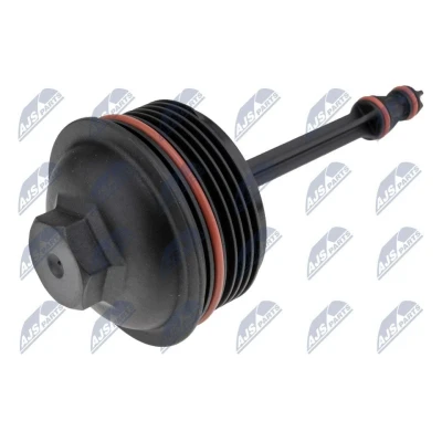 Bilde av NTY CCL VW 014 deksel, oljefilterbeholder med tetningsring VOLKSWAGEN: Multivan 5 (7HM, Tiguan I, AUDI: Q5, SKODA: Octavia 2 Combi