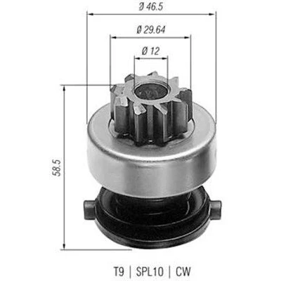 Bilde av MAGNETI MARELLI 940113020136 Lite tannhjul, starter