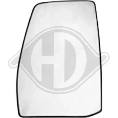 Bilde av DIEDERICHS 1456029 Speilglass venstre øvre del FORD: Transit Custom V362 Van