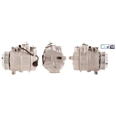 Bilde av LUCAS ACP241 Kompressor PAG 46 R 134a med tetning MERCEDES BENZ: E Klasse Sedan, C Vito Mixto