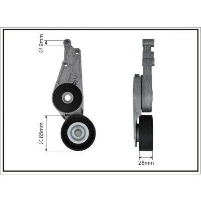 Bilde av CAFFARO 112000SP Spennarm, kilerem med ribber AUDI: A4 B7 Avant, A6 C6 Avant