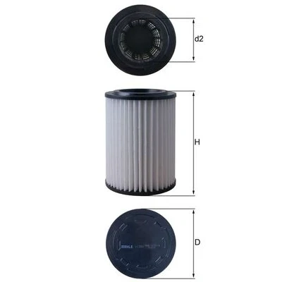 Bilde av MAHLE ORIGINAL LX 5363 Luftfilter 199 144 Filterinnsats