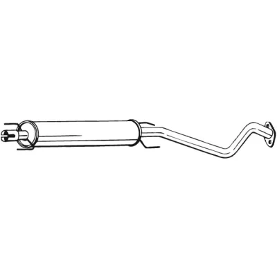 Bilde av Mellomlyddemper, opel astra g halvkombi, kombi, sedan, skåp / 24423016, 5852065, 5852110, 5852712, 852384