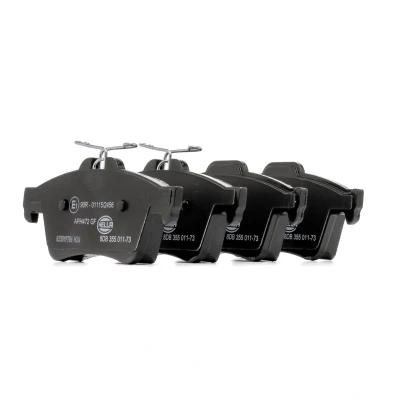 Bilde av HELLA 8DB 355 011 731 Bremseklosser klargjort for slitasjeindikator FORD: FOCUS 3, 3 Turnier, Transit Connect Mk1 Van, VOLVO: V40 Hatchback, C30