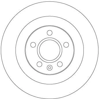 Bilde av TRW DF6970 Bremseskiver 302 12 5 108 fullt ut spraylakkert VOLVO: XC40