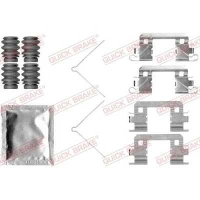 Bilde av QUICK BRAKE 109 1811 Tibehørsett, skivebremse belegg HONDA: CR V 3, Insight II Hatchback