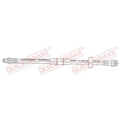 Bilde av Bremseslange, Framaksel høyre, venstre, fiat panda, seat terra, terra skåp / kombi, 141744400B, 5959715, 5985827, 5986091, 717
