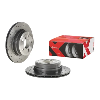 Bilde av BREMBO 09.9925.1X Bremseskiver 320 20 5 perforert / ventilert belagt høy karbon med skruer BMW: X5, X6