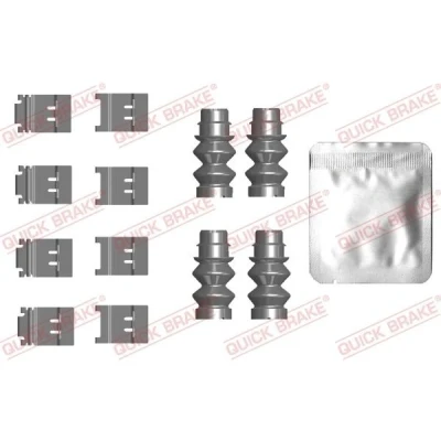 Bilde av QUICK BRAKE 109 0124 Tibehørsett, skivebremse belegg PEUGEOT: 3008 II SUV, 5008 II, 308 Hatchback, TOYOTA: C HR