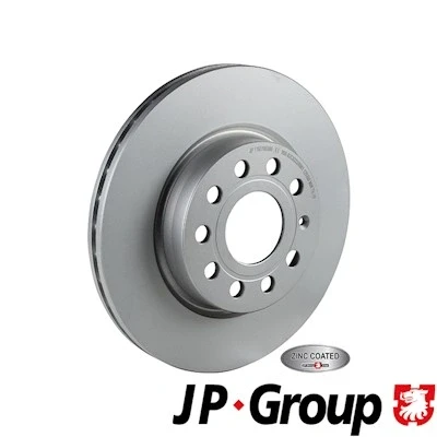 Bilde av JP GROUP Bremseskive VOLKSWAGEN: GOLF 7, 6, Caddy 3, SKODA: Octavia 2 Combi, II Hatchback, Yeti, AUDI: A3 Sportback, Hatchback