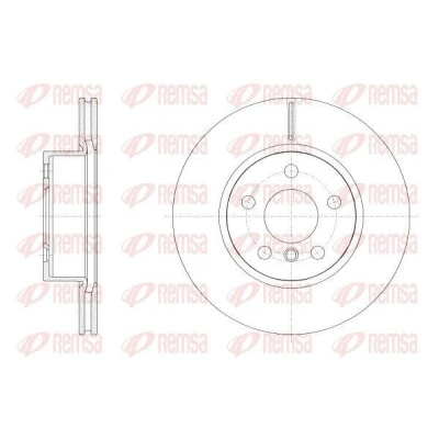 Bilde av REMSA Bremseskive BMW: 3 Sedan framaksel 294mm 22mm ventilert 62554.10 34106877211 Bremseskiver, Skivebremser