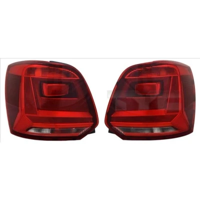 Bilde av TYC 11 12605 31 2 Baklykter høyre svart uten pæreholder VOLKSWAGEN: Polo V Hatchback