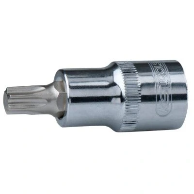 Bilde av KS TOOLS 918.1627 Pipenøkkelinnsats DIN3120, ISO1174 T45 Krom vanadium stål torx riflet