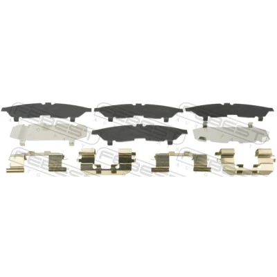 Bilde av Tilbehørsett, bremseklosser, Framaksel, nissan almera classic, 41080 95F0A, 4816431100K0
