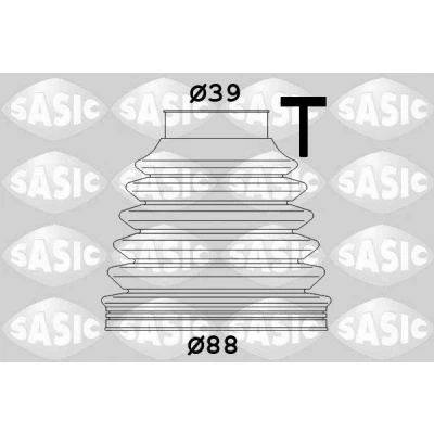 Bilde av SASIC 1900027 Drivakselmansjett framaksel, hjulside Termoplast CITROËN: C5 3, III Stasjonsvogn