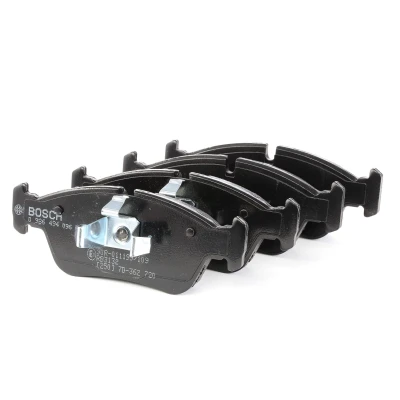 Bilde av BOSCH 0 986 494 096 Bremseklosser Low Metallic med kolbleklips, antihyle blikk BMW: 3 Sedan, 1 Hatchback