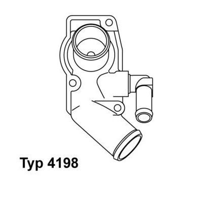 Bilde av WAHLER 4198.92D Termostat 92 med tetning OPEL: Astra G Caravan