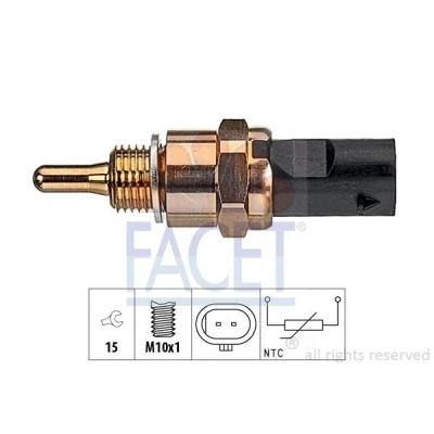 Bilde av FACET 7.3406 Oljetrykksgiver M10x1