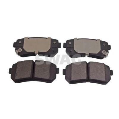 Bilde av SWAG 33 10 7192 Bremseklosser bakaksel med akustisk slitasjevarsel antihyle blikk HYUNDAI: Kona SUV, Tucson, KIA: SOUL 2, Sportage IV