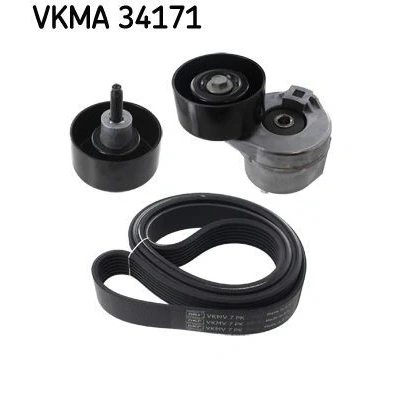 Bilde av SKF VKMA 34171 Kileribberem uten radiatorvifte kobling friksjonskobling FORD: Transit Mk5 Flatvogn lastebil/Chassis