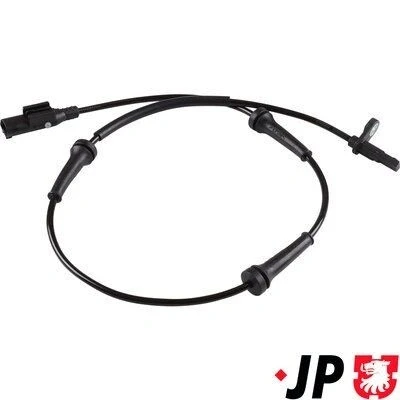 Bilde av JP GROUP 3397103000 ABS sensor venstre bakaksel, høyre bakaksel aktiv 706 svart FIAT: 500 Hatchback