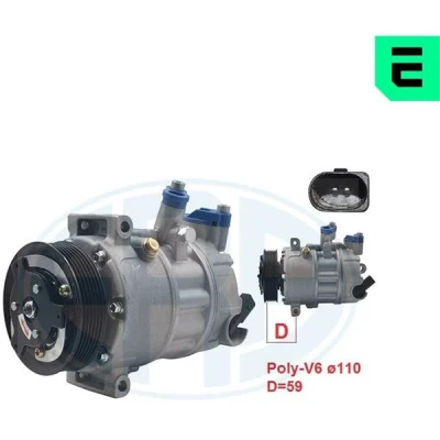 Bilde av Kompressor, klimaanlegg audi, cupra, seat, skoda, vw OE 1K0 820 803 E, 808 A, AX