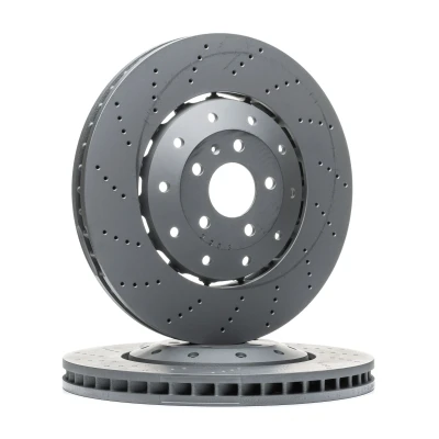 Bilde av ZIMMERMANN FORMULA Z COAT 100.3382.70 Bremseskiver 390 36 6/5 5 112 ventilert, hullet, todelt bremseskive belagt legert / høykull AUDI: A6 C7 Avant