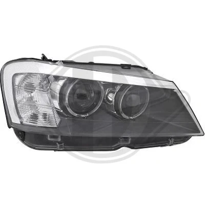 Bilde av DIEDERICHS 1276984 Frontlykter høyre LED, D1S Bi Xenon uten tilbehør med motor for høydejustering hovedlys