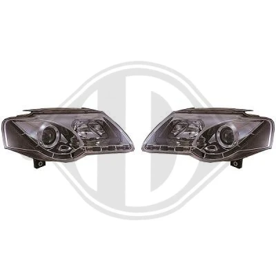 Bilde av DIEDERICHS HD Tuning 2247585 sett hovedfrontlys VOLKSWAGEN: Passat B6 Variant