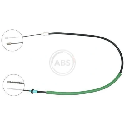 Bilde av A.B.S. K16647 Bremsekabel 1321 Trommelbrems for høyre/venstre ratt RENAULT: CLIO 2