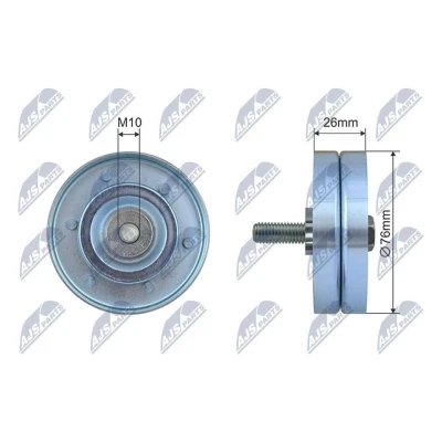Bilde av Løpehjul, kilerem, honda,opel, 1854421, 38940PLZD00, 6854427, 8971849301, 8980122380, 97184930, 98012238