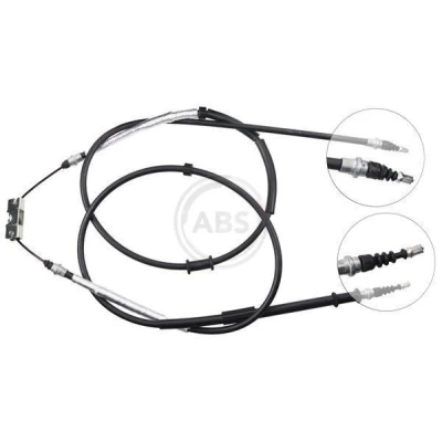 Bilde av A.B.S. K13446 Bremsekabel 1475, 1462 Skivebrems for høyre/venstre ratt OPEL: Corsa D Hatchback
