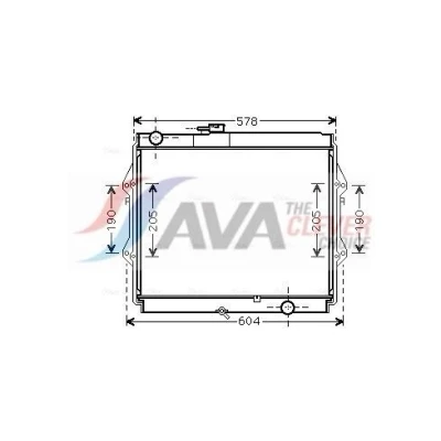 Bilde av Radiator, motorkjøling toyota hilux pick up vi OE 16400 30080