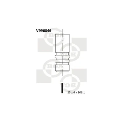 Bilde av Utløpsventil, citroën,fiat,ford,lancia,peugeot,suzuki, 0949.A9, 1231930, 9635318480