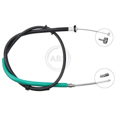 Bilde av A.B.S. K13892 Bremsekabel 1535 Trommelbrems for høyre/venstre ratt