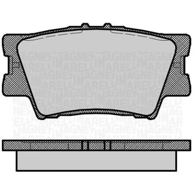 Bilde av MAGNETI MARELLI 363916060633 Bremseklosser TOYOTA: RAV4 IV SUV, III Camry VIII Sedan, LEXUS: ES V