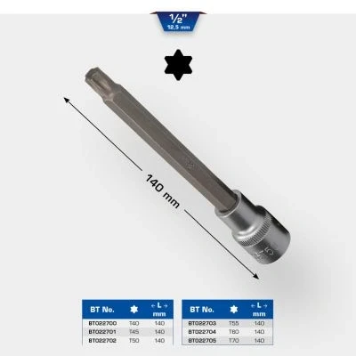 Bilde av KS TOOLS BT022704 Pipenøkkelinnsats T60 torx