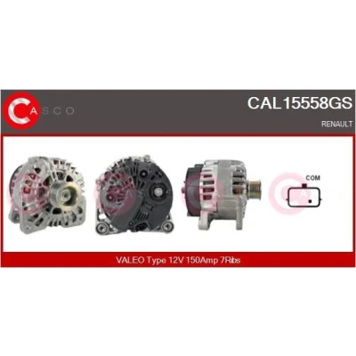 Bilde av CASCO Generator 12V 110A CPA0234 med integrert regulator IVECO: Daily 4 Kasten/Kombi, 3 V Varebil / Stasjonsvogn CAL10331AS